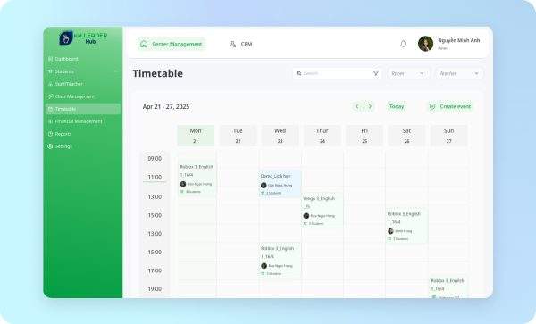Timetable Management